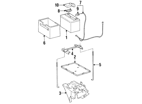 1997 Toyota Avalon Battery Diagram