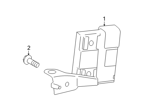 2011 Toyota Prius Anti-Theft Components Diagram