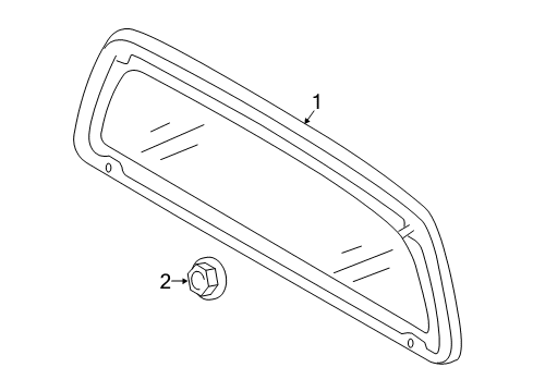 2023 Toyota Tacoma Glass & Hardware  Diagram 3 - Thumbnail