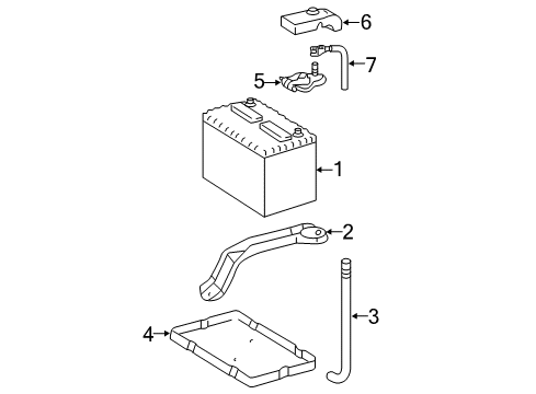 2008 Toyota Camry Battery Diagram 1 - Thumbnail