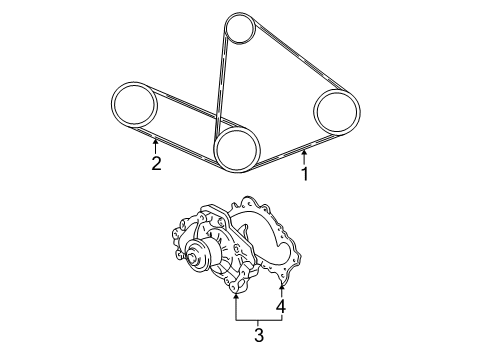 2001 Toyota Solara Belts & Pulleys, Maintenance Diagram 2 - Thumbnail