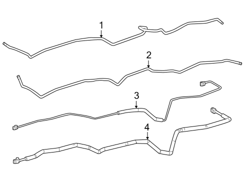 2024 Toyota Sequoia TUBE, SUCTION, NO.1 Diagram for 88717-0C180