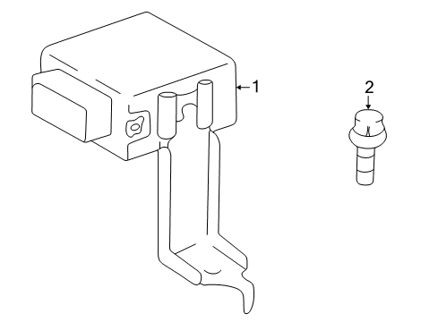 2003 Toyota Prius Relay Assy, Running Light Diagram for 82810-47010