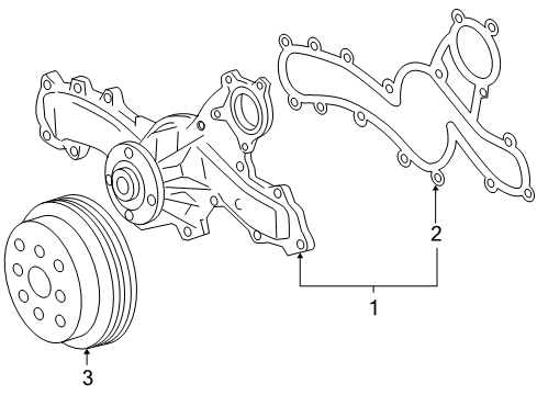 2010 Toyota Sienna Water Pump Diagram