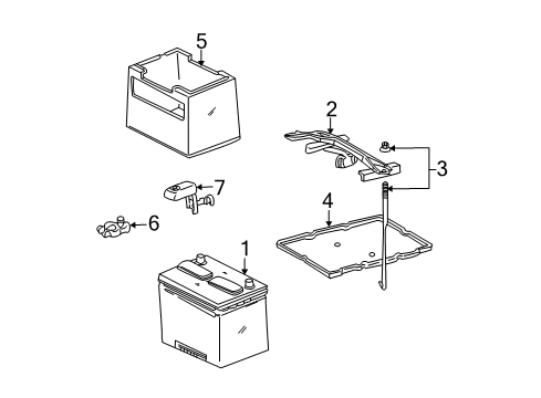 2003 Toyota Sienna Battery Diagram