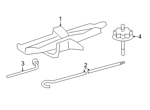 2020 Toyota Camry Jack & Components Diagram 1 - Thumbnail