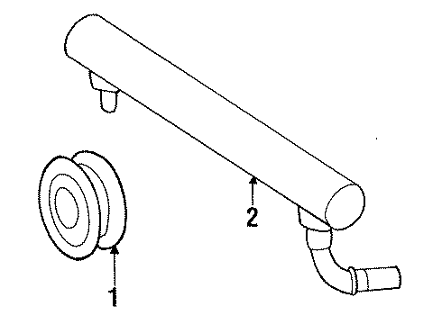 1994 Toyota Celica Trans Oil Cooler, Belts & Pulleys Diagram