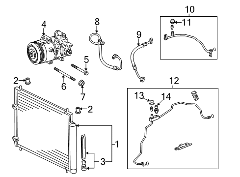 2019 Toyota Corolla Switches & Sensors Diagram 1 - Thumbnail