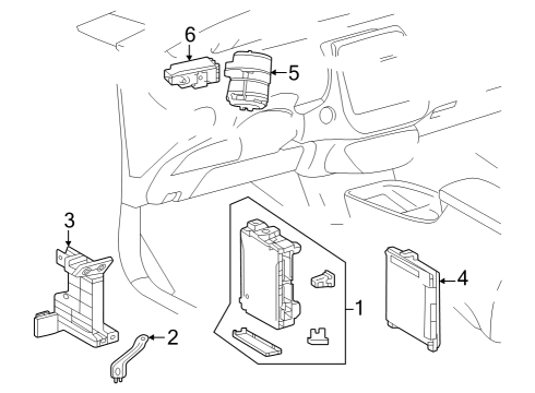 2023 Toyota Prius Fuse & Relay Diagram 1 - Thumbnail