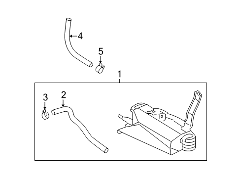 2011 Toyota Highlander Trans Oil Cooler Diagram 1 - Thumbnail