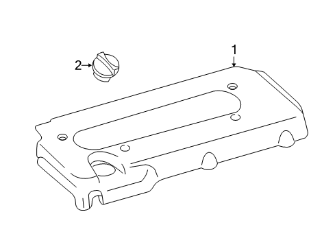 2007 Toyota Solara Engine Appearance Cover Diagram 1 - Thumbnail