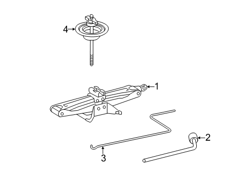 2012 Toyota Avalon Jack & Components Diagram