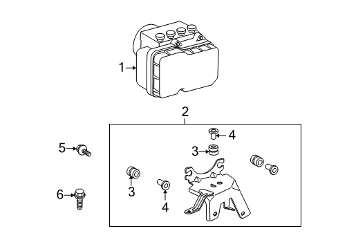 2009 Scion xD Anti-Lock Brakes Diagram