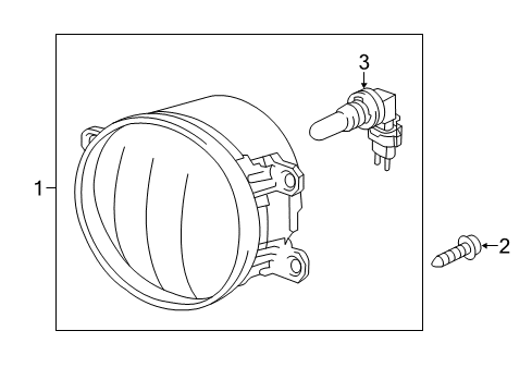 2015 Toyota Tacoma Bulbs Diagram 1 - Thumbnail