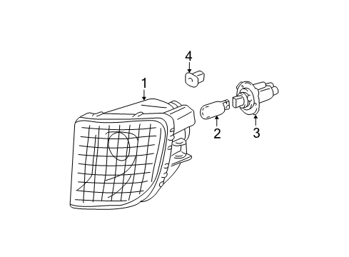 2005 Toyota RAV4 Signal Lamps Diagram