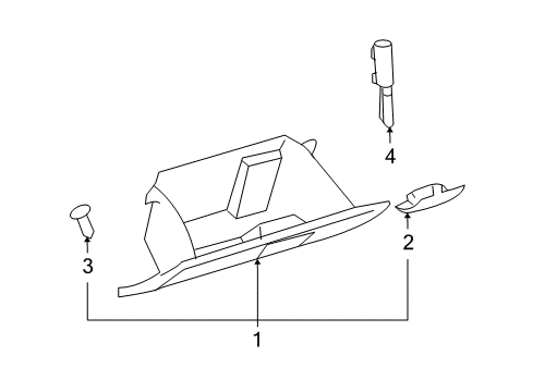 2007 Toyota FJ Cruiser Glove Box Diagram