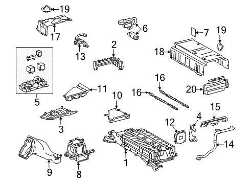 2014 Toyota Prius Battery Diagram 2 - Thumbnail