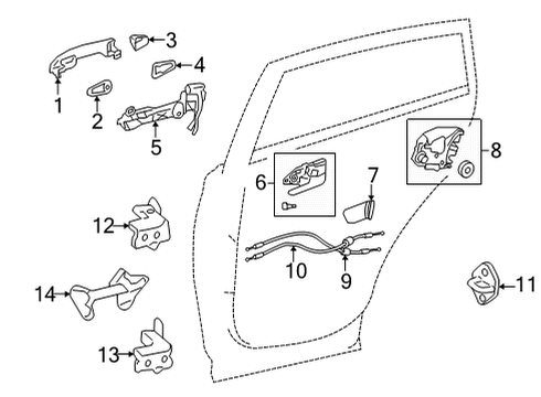 2022 Toyota Corolla Cross MOTOR ASSY, POWER WI Diagram for 85720-0A150