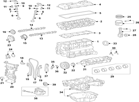 2022 Toyota Corolla Gear Sub-Assy, Drive Plate & Ring Diagram for 32101-12100