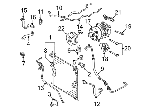 2006 Toyota 4Runner Air Conditioner Diagram 2 - Thumbnail