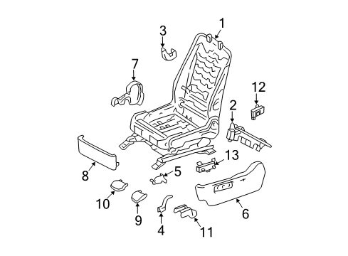 2005 Toyota 4Runner Power Seats Diagram 2 - Thumbnail