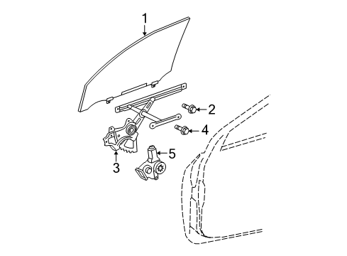 2012 Toyota RAV4 Front Door Diagram 1 - Thumbnail