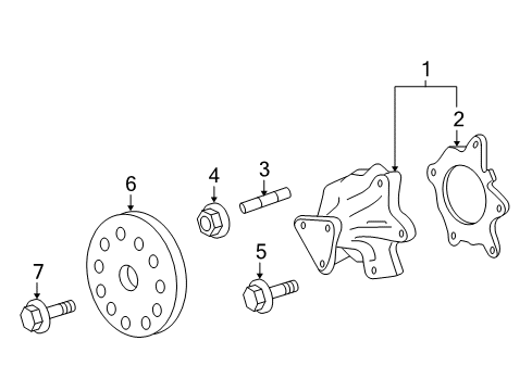 2016 Toyota Yaris Stud, Hex LOBULAR Diagram for 90126-06013