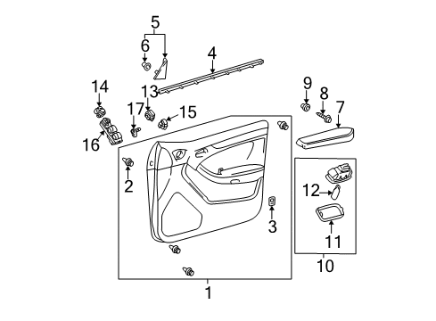 2006 Toyota 4Runner Switches Diagram 1 - Thumbnail