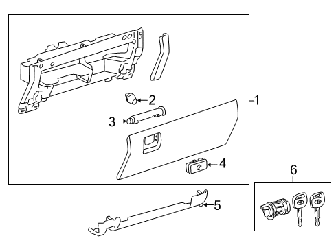 2014 Toyota Tundra Glove Box Diagram