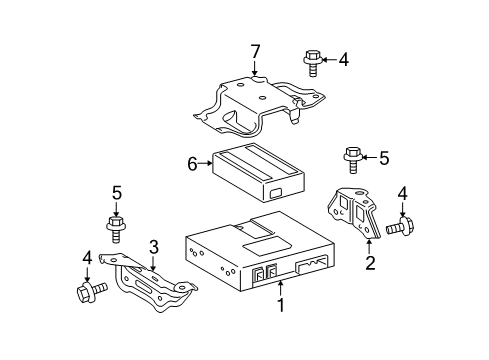 2011 Toyota Prius Electrical Components Diagram 3 - Thumbnail