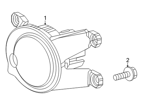 2023 Toyota Corolla Cross Fog Lamps Diagram