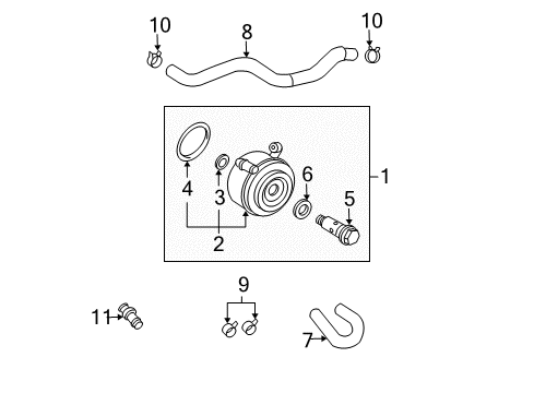 1995 Toyota Tacoma Oil Cooler Diagram