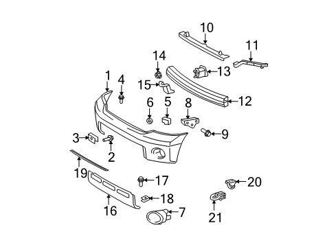 2009 Toyota Tundra Parking Aid Diagram 1 - Thumbnail