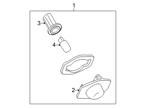 2009 Scion xD Bulbs Diagram 2 - Thumbnail