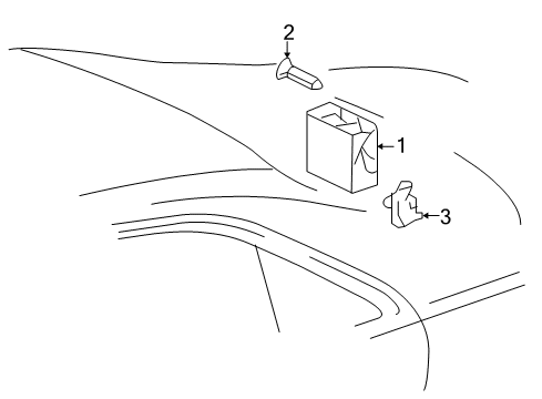 2008 Toyota Camry Electrical Components Diagram 1 - Thumbnail