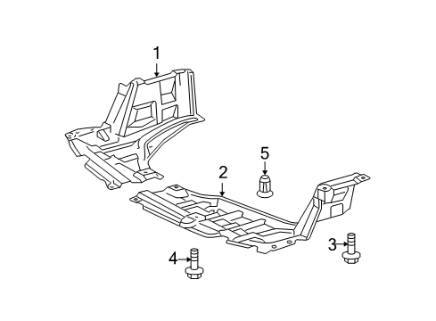 2012 Toyota Yaris Splash Shields Diagram