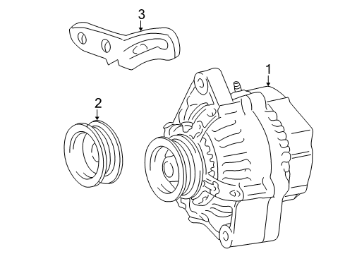 2005 Scion xA Alternator Diagram 2 - Thumbnail