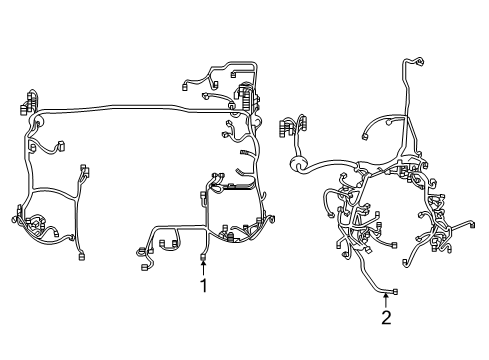 2022 Toyota Tacoma Wire, Engine Room Ma Diagram for 82111-04M31