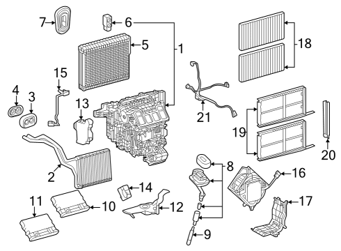 2023 Toyota bZ4X HOSE SUB-ASSY, WATER Diagram for 87209-42390