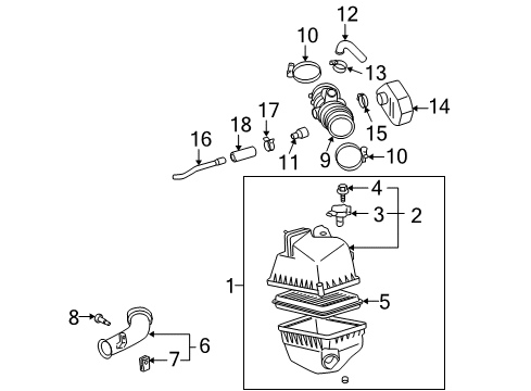 2006 Toyota Highlander Filters Diagram 2 - Thumbnail