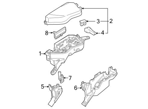 2023 Toyota Crown BLOCK ASSY, ENGINE R Diagram for 82740-78030