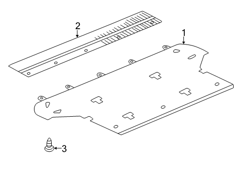 2006 Toyota Land Cruiser Sill Panel Retainer Diagram for 93540-55020