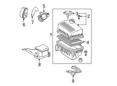 2010 Toyota Camry Filters Diagram 1 - Thumbnail