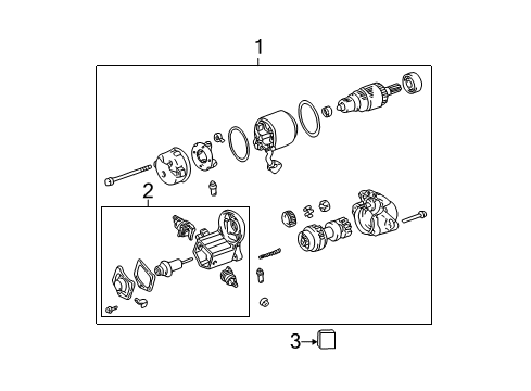 2001 Toyota RAV4 Starter, Electrical Diagram