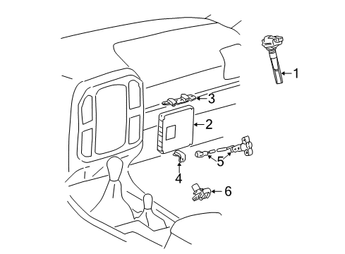 2001 Toyota Land Cruiser Ignition System Diagram