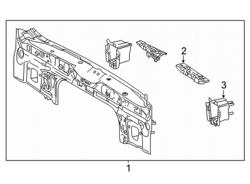 2022 Toyota Highlander Rear Body Diagram