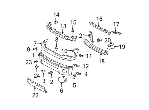 2009 Toyota Tundra Parking Aid Diagram 2 - Thumbnail