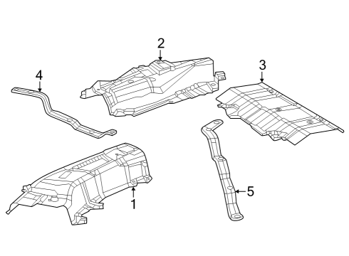 2022 Toyota RAV4 Heat Shields Diagram 3 - Thumbnail