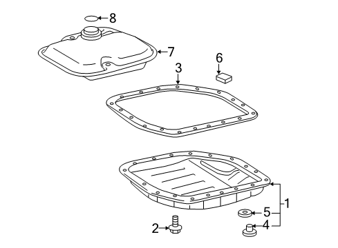 2017 Toyota Yaris Transaxle Parts Diagram