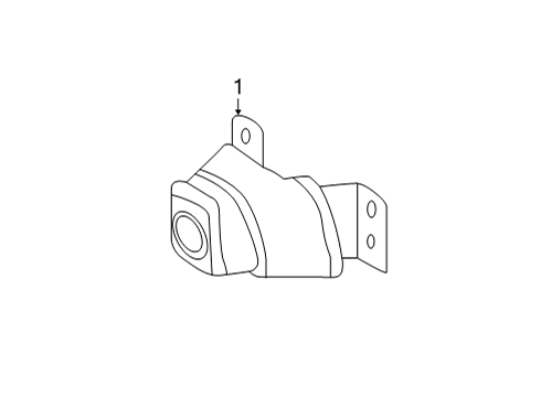 2017 Toyota RAV4 Electrical Components - Front Bumper Diagram